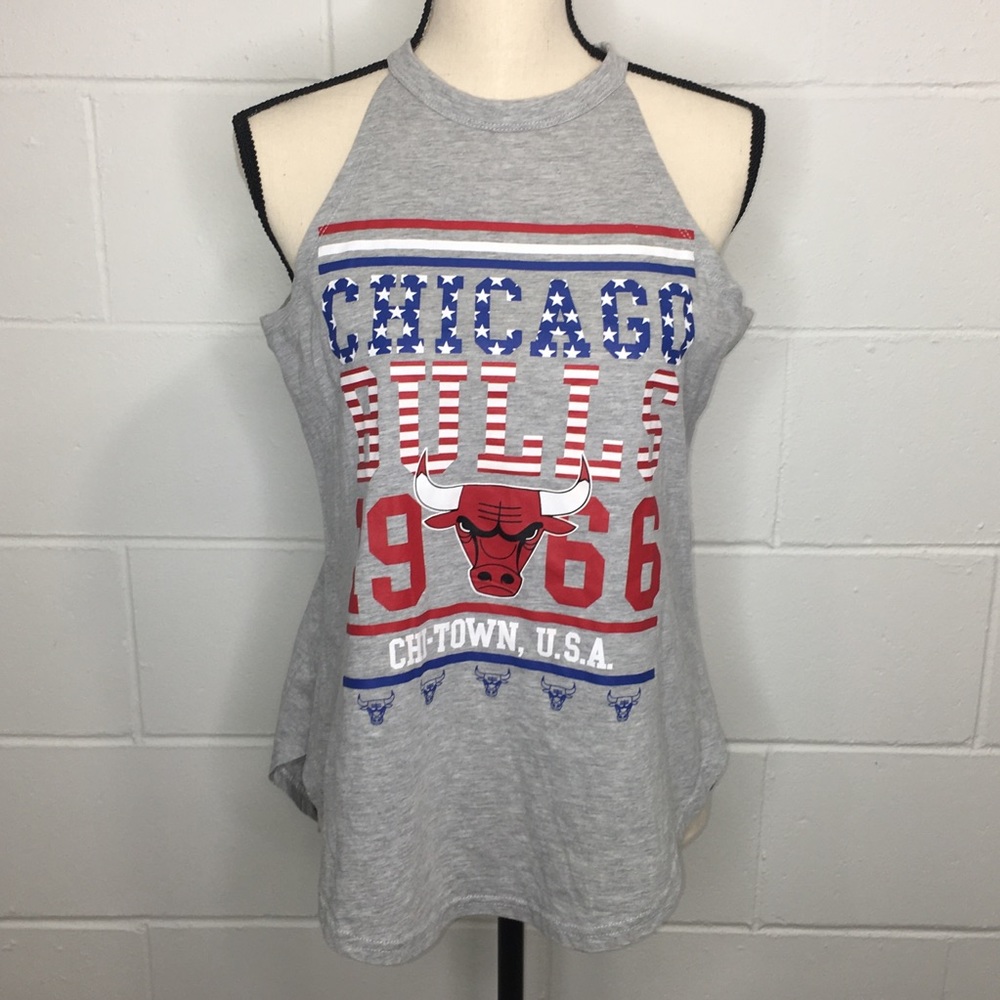 NBA Chicago Bulls Tank Top Gray Large